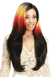 Zury Sis Layer Beam Colors Hair Synthetic HD Lace Front Wig - LF PALI - Clearance - SoGoodBB.com