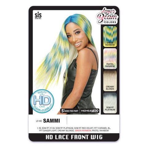 Zury Sis Layer Beam Colors Synthetic HD Lace Front Wig - SAMMI - SoGoodBB.com