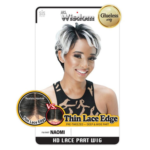 Zury Sis Ms. Wisdom Synthetic HD Lace Part Full Wig - FW PART NAOMI - SoGoodBB.com