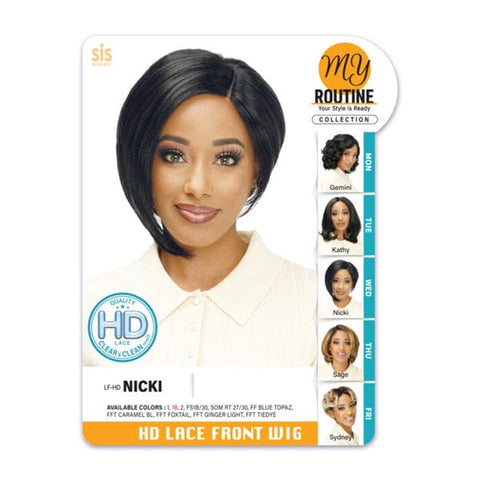 Zury Sis My Routine Synthetic HD Lace Front Wig - LF HD NICKI - SoGoodBB.com