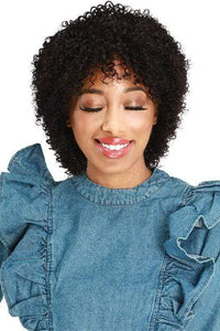 Zury Sis Naturali Star 100% Human Hair Wig - HR NAT 3C FIN - Unbeatable - SoGoodBB.com