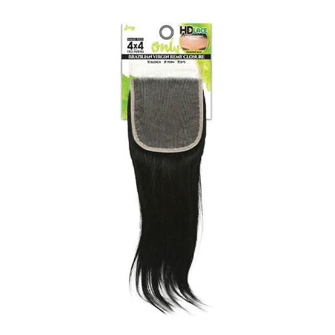 Zury Sis Only Brazilian Virgin Remy Closure - ONLY BRZ 4X4 CLOSURE STRAIGHT 10"~16" - SoGoodBB.com