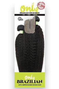 Zury Sis Only Brazilian Virgin Remy Human Hair ONLY BRZ MULTI KINKY STRAIGHT 10-18 Inch (1 Pack Enough) - SoGoodBB.com
