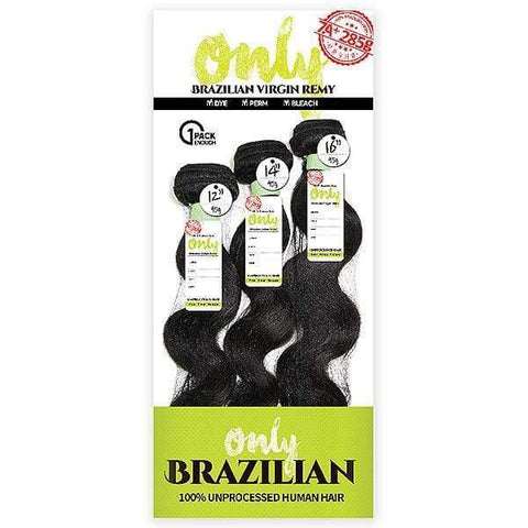 Zury Sis Only Brazilian Virgin Remy Human Hair ONLY BRZ MULTI S-BODY 10-18 Inch (1 Pack Enough) - SoGoodBB.com