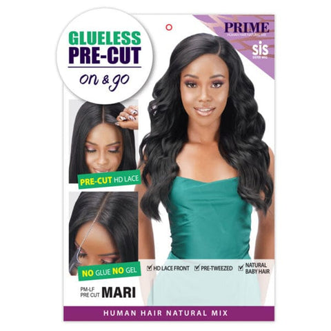 Zury Sis Prime Glueless Human Hair Blend Pre-Cut HD Lace Front Wig - MARI - SoGoodBB.com