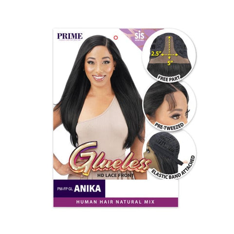 Zury Sis Prime Human Hair Blend Lace Front Wig - PM FP GL ANIKA - SoGoodBB.com