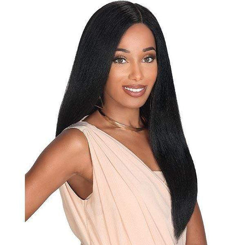 Zury Sis Prime Human Hair Natural Mix 4x4 Soft Swiss Lace Front Wig - PM FP LACE HAZEL - Clearance - SoGoodBB.com