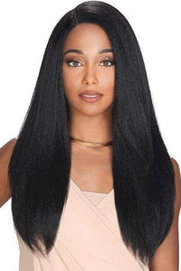 Zury Sis Prime Human Hair Natural Mix 4x4 Soft Swiss Lace Front Wig - PM FP LACE HAZEL - Clearance - SoGoodBB.com