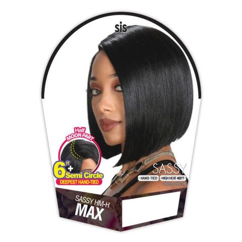 Zury Sis Sassy Synthetic Hair Half Moon Part Wig - SASSY HM-H MAX - SoGoodBB.com