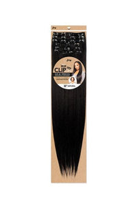 Zury Sis Silk Pressed Human Hair Texture Clip On 7 - ND CLIP NATURAL YAKI 24″ & 30″ - SoGoodBB.com