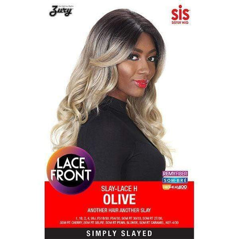 Zury Sis Slay Synthetic Hair Lace Front Wig - SLAY LACE H OLIVE - Unbeatable - SoGoodBB.com