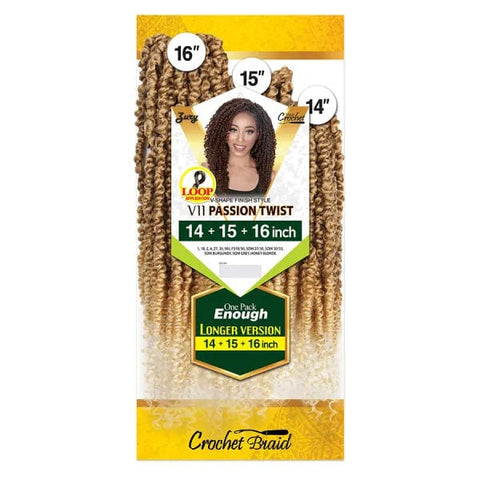 Zury Sis Synthetic Crochet Braid - V11 PASSION TWIST 14/15/16 - SoGoodBB.com
