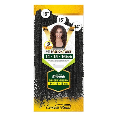 Zury Sis Synthetic Crochet Braid - V11 PASSION TWIST 14/15/16 - SoGoodBB.com