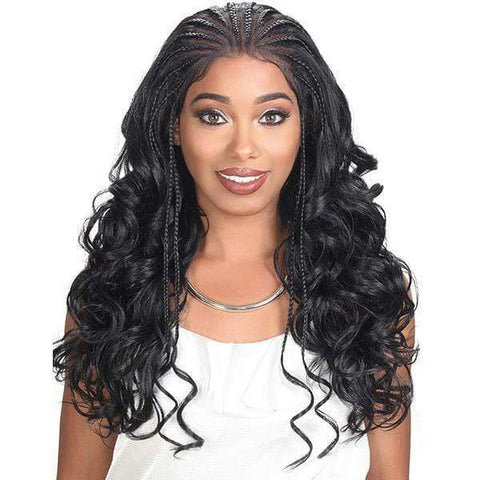 Zury Sis Synthetic Diva Lace Front Wig - DIVA-LACE H FULANI 101 - Clearance - SoGoodBB.com