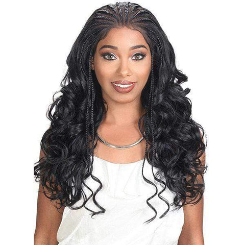 Zury Sis Synthetic Diva Lace Front Wig - DIVA-LACE H FULANI 101 - Clearance - SoGoodBB.com