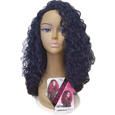 Zury Sis Synthetic Hair Dual Color Reversible Half Wig - CF-H RV MOMO - SoGoodBB.com