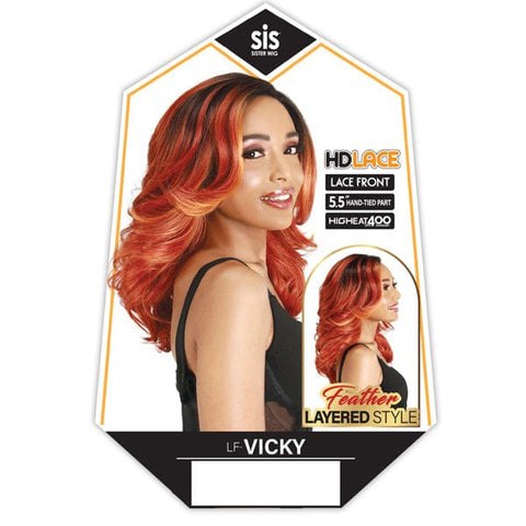 Zury Sis Synthetic Hair HD Lace Front Wig - LF VICKY - SoGoodBB.com