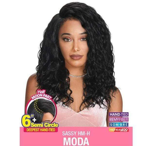 Zury Sis Synthetic Hair Moon Part Wig - SASSY HM-H MODA - SoGoodBB.com
