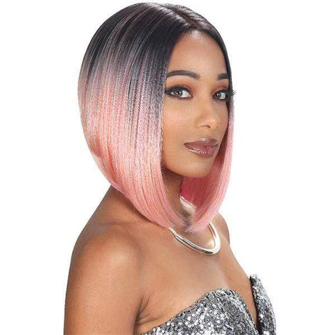 Zury Sis Synthetic Hair Slay Lace Front Wig SLAY BLUNT-LACE H MULA - SoGoodBB.com