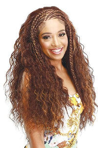 Zury Sis Synthetic Pre-Braided HD Lace Front Wig - LF DAISHA - SoGoodBB.com