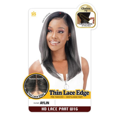 Zury Sis Synthetic Thin Lace Edge Glueless HD Lace Part Wig - AYLIN - SoGoodBB.com