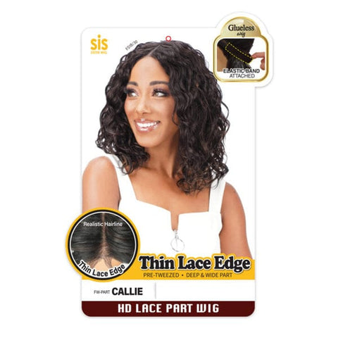 Zury Sis Synthetic Thin Lace Edge Glueless HD Lace Part Wig - CALLIE - SoGoodBB.com