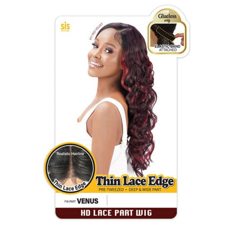 Zury Sis Synthetic Thin Lace Edge Glueless HD Lace Part Wig - VENUS - SoGoodBB.com