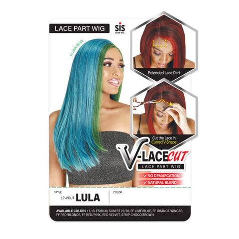 Zury Sis V-Lace Cut Synthetic Hair Lace Part Wig - LP VCUT LULA - SoGoodBB.com