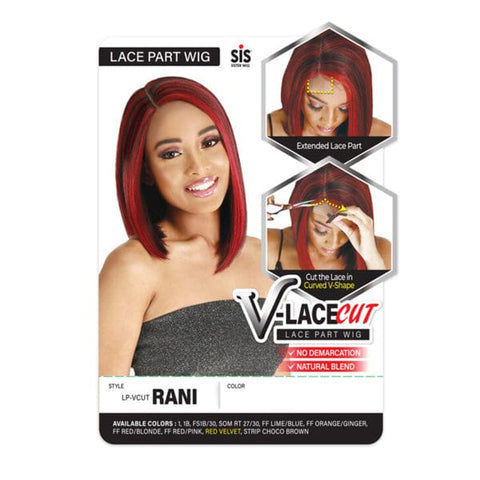 Zury Sis V-Lace Cut Synthetic Hair Lace Part Wig - LP VCUT RANI - SoGoodBB.com