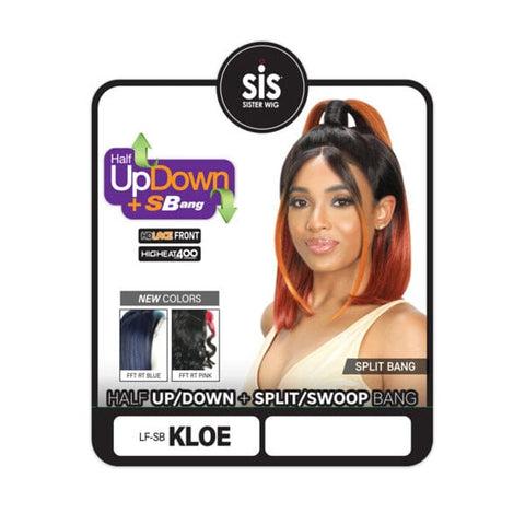 Zury Synthetic Half Up Down + SBang Lace Front Wig - LS SB KLOE - SoGoodBB.com